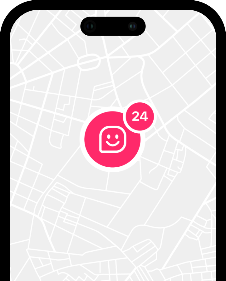 Карта с центрами печати